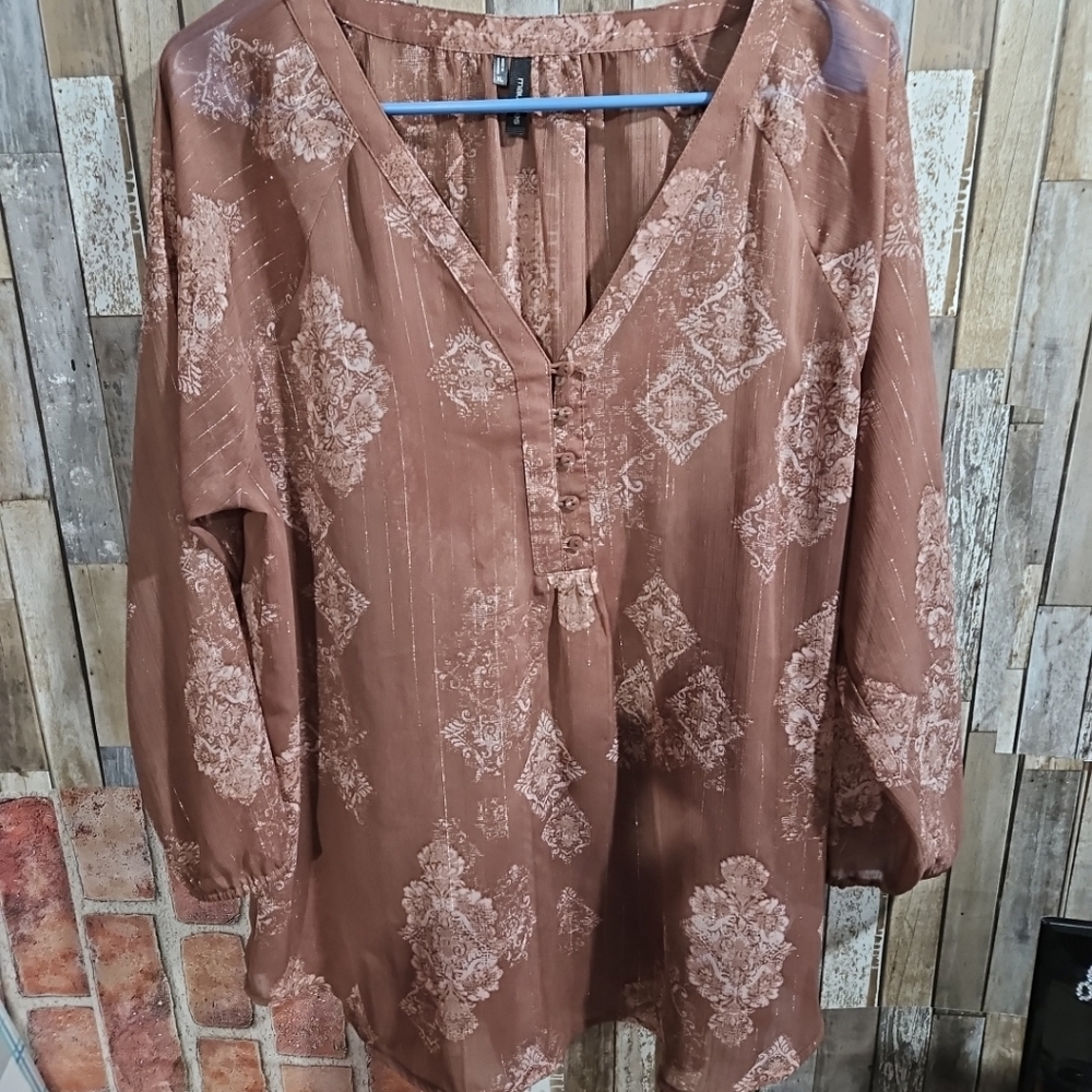 Maurices flowy sheer top